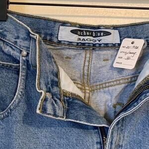 Vintage Anchor Blue Baggy Denim Jeans